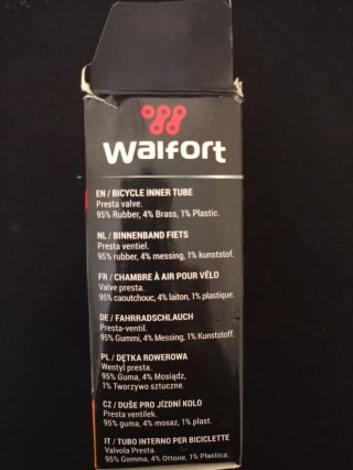 Cámara de aire Walfort 26 French valve 40mm