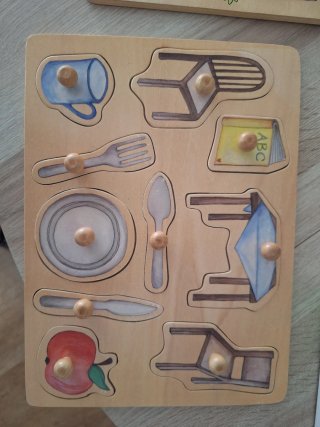 Set 3 Puzzles Madera Infantiles