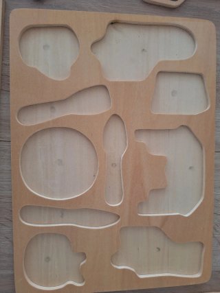 Set 3 Puzzles Madera Infantiles