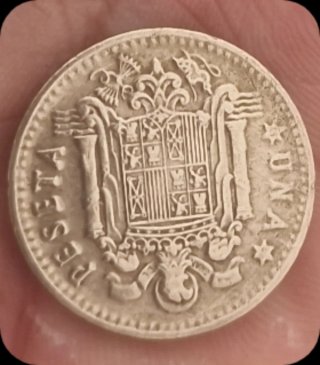 Moneda 1 Peseta Franco 1966