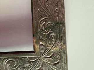 Coppia cornici argento anni '60