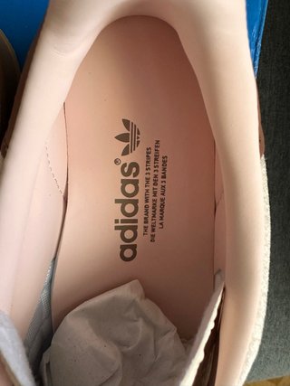 Zapatillas Adidas Gazelle Beige y Rosa Nuevas