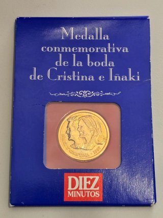 Medalla Boda Cristina e Iñaki 1997