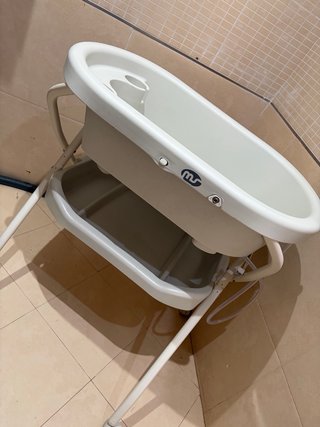 Bañera cambiador bebé 2 en 1