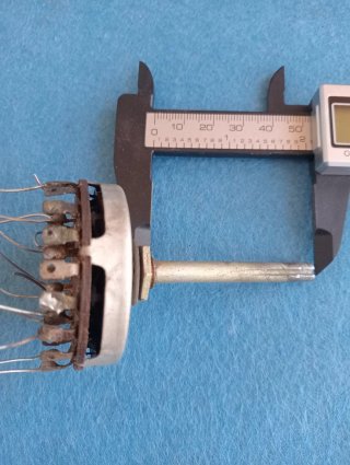 Selector cambio ondas radio antiguo