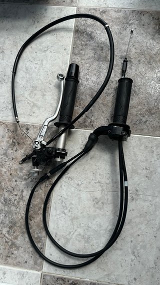 Acelerador y Maneta Embrague Yamaha R7