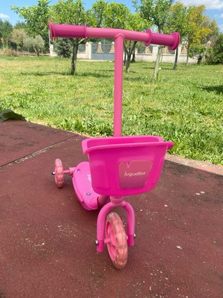 Patinete infantil 3 ruedas rosa
