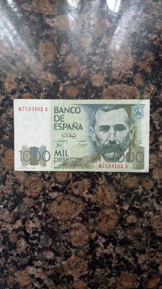 Billete 1000 pesetas Banco de España 1979