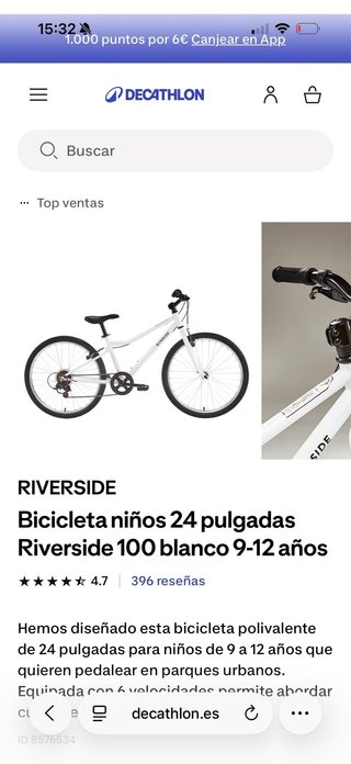 Bicicleta Infantil Riverside