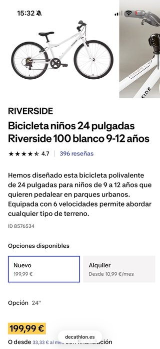 Bicicleta Infantil Riverside
