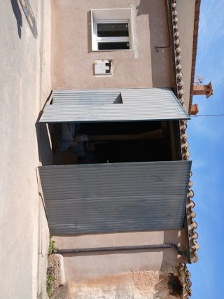 Portón para cochera 3,64 ancho x 3,13 alto