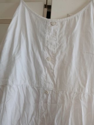 Vestido Verano Blanco Primark Talla M