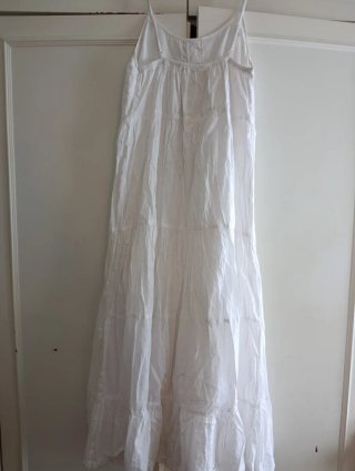 Vestido Verano Blanco Primark Talla M
