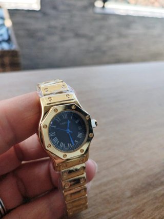 Reloj  Mujer Oro Negro