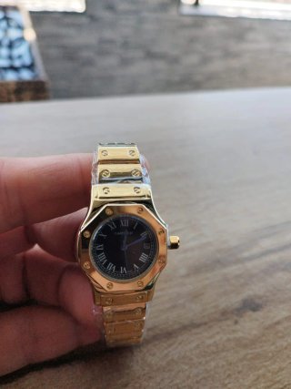 Reloj  Mujer Oro Negro