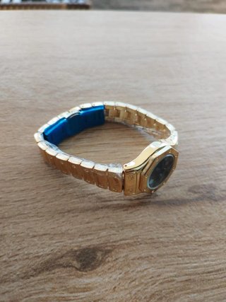 Reloj  Mujer Oro Negro