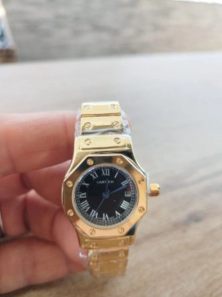 Reloj  Mujer Oro Negro