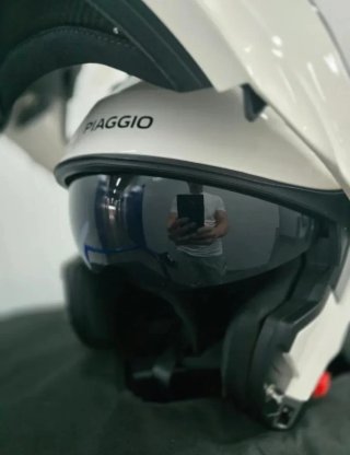 Casco Modular piaggio Blanco.