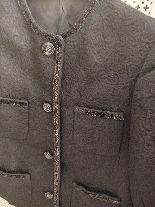 Giacca donna nera sartoriale