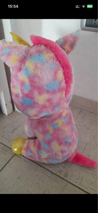 Pupazzo unicorno morbido multicolore