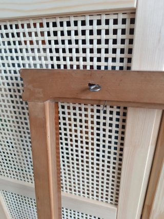 Marco de madera maciza tallado vintage