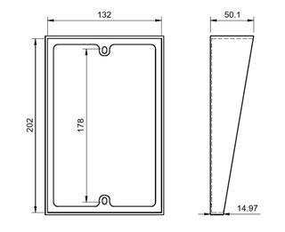 Visera portero automatico fermax Modelo CITY 8811