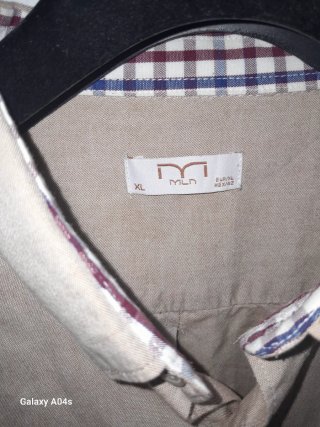 Camisa MLN Beige Hombre