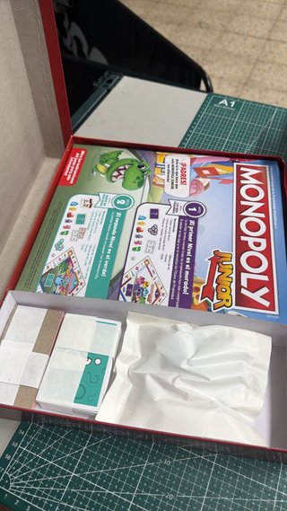 Monopoly Junior 2 en 1 Hasbro Gaming