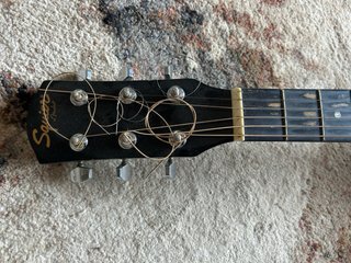 Guitarra Acústica Negra