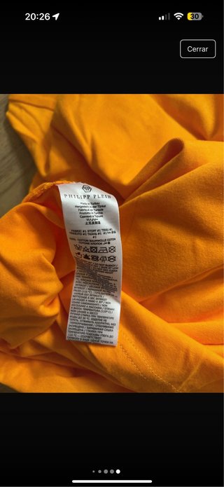Camiseta Philipp Plein Naranja