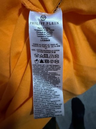 Camiseta Philipp Plein Naranja