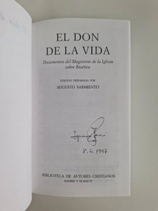 El don de la vida, BAC