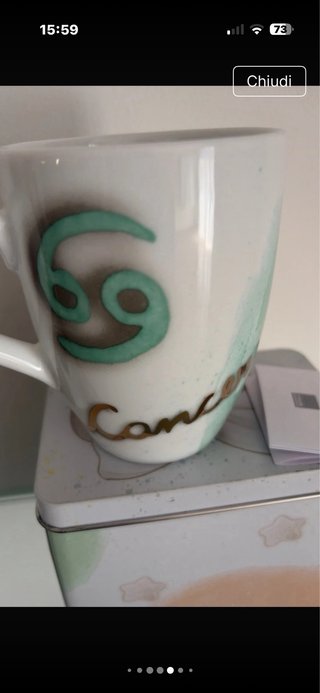 Tazza Thun Segno Zodiacale Cancro