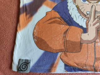 Camiseta Naruto Manga Corta Blanca