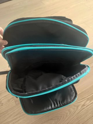 Zaino Dunlop Elite Nero/Verde Acqua