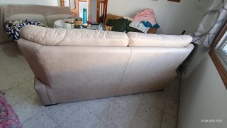 Sofá 3 plazas beige
