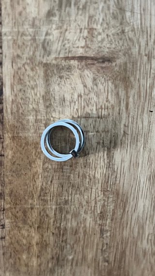 Anillo inspirado en Bulgari color Plata