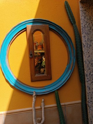 Puertas de madera con espejos (x3)