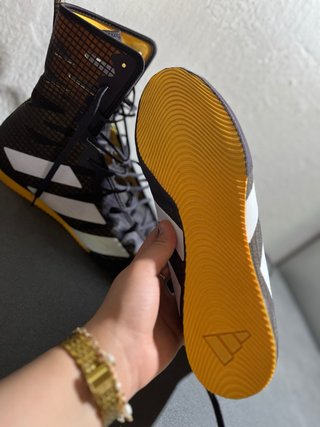 Botas Boxeo Adidas Negras y Amarillas