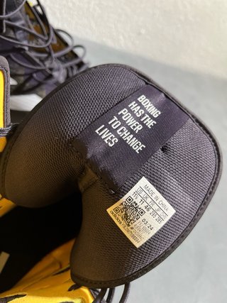 Botas Boxeo Adidas Negras y Amarillas