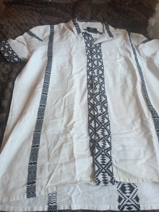Camisa Algodón Étnica Primark Talla M