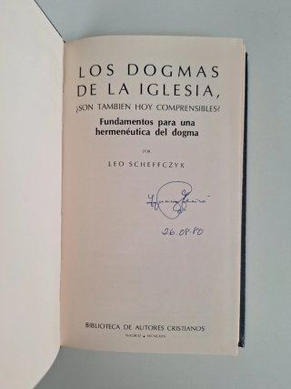 L. SCHEFFCZYK, Los dogmas de la Iglesia, BAC