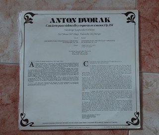 Lote Vinilos: Dvořák, Schubert y Édouard Lalo