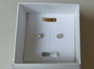 Pendientes Alda Joyeros Oro 18k Diamantes