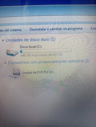 Ordenador portátil Toshiba