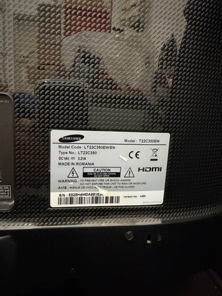 Monitor TV Samsung 22” T22C350EW