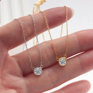 Collana Argento 925 con Diamante Labgrown