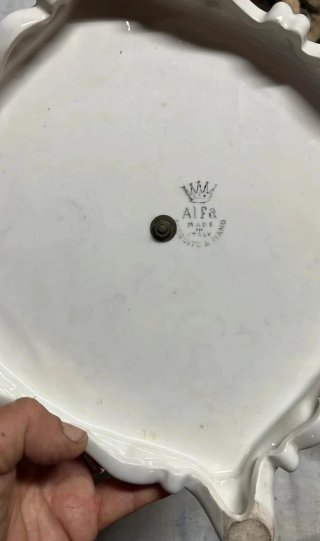 Set Vintage Saliera e Oliera Ceramica