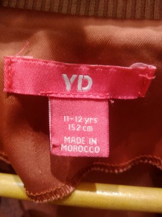 Chaqueta Bomber Satén Rosa Talla 11-12