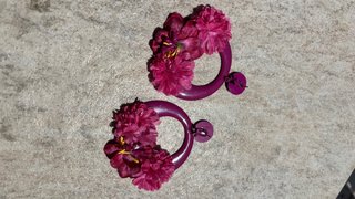 Pendientes Flamenca Bugambilla Flores